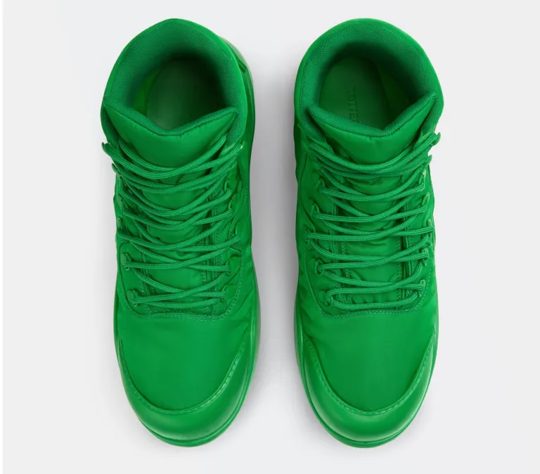 Giày Bottega Veneta Puddle Bomber ‘Grass’ 667064VBSD73730 - Ảnh 4