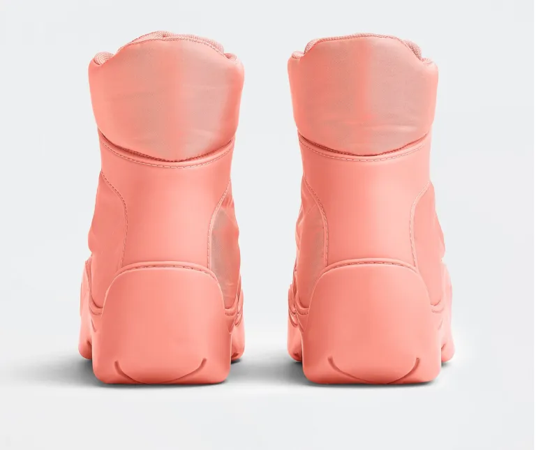 Giày Bottega Veneta Puddle Bomber ‘Flamingo’ 667064VBSD76807 - Ảnh 3