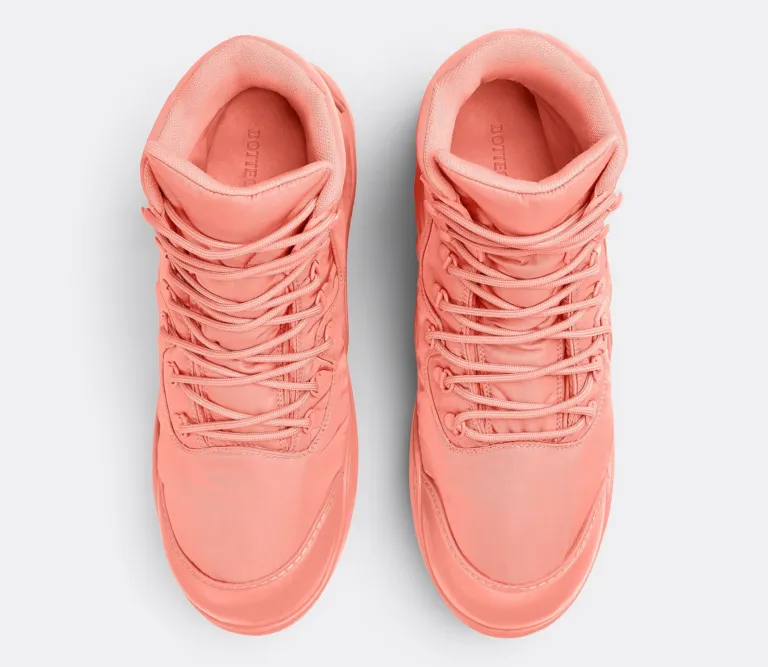 Giày Bottega Veneta Puddle Bomber ‘Flamingo’ 667064VBSD76807 - Ảnh 4