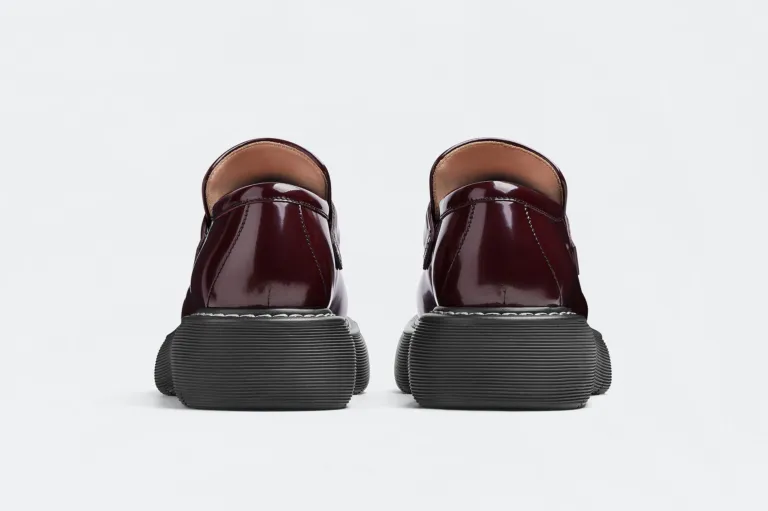 Giày Bottega Veneta Swell ‘Bordeaux’ 679497V10T06330 - Ảnh 3