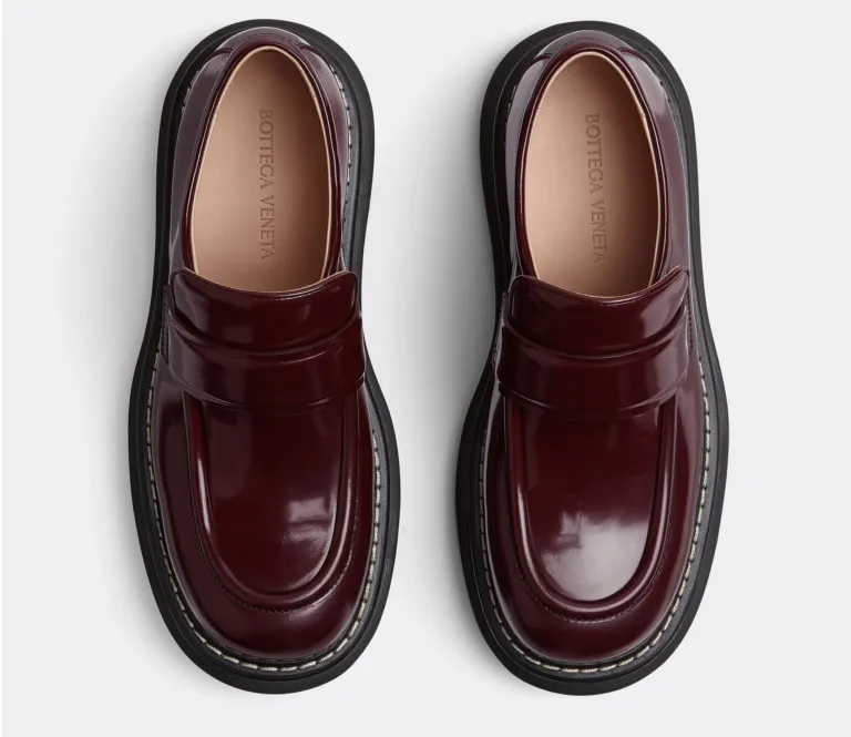 Giày Bottega Veneta Swell ‘Bordeaux’ 679497V10T06330 - Ảnh 4