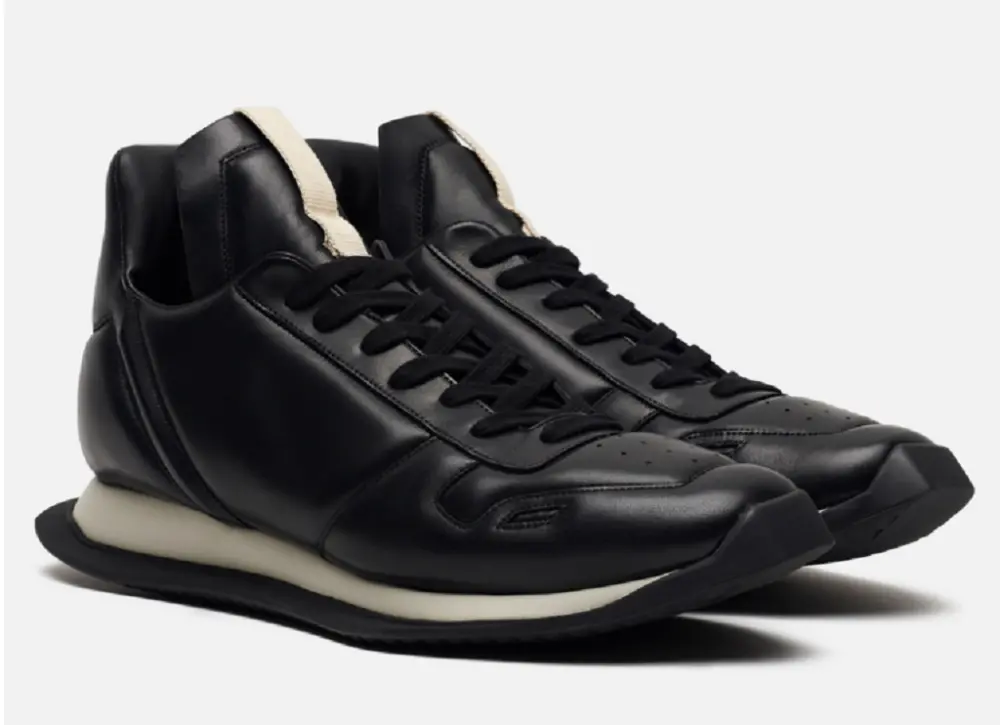 Giày Rick Owens LNW Leather Shoes RU20S7813 - Ảnh 3