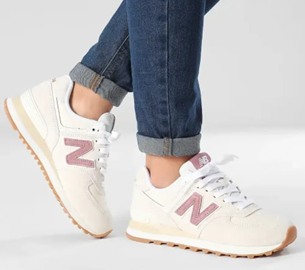 Giày New Balance 574 'Linen Rosewood' WL574QC2 - Ảnh 3