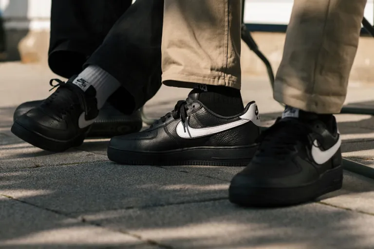 Giày Nike Air Force 1 Low Retro QS ‘Black White’ CQ0492-001 - Ảnh 3