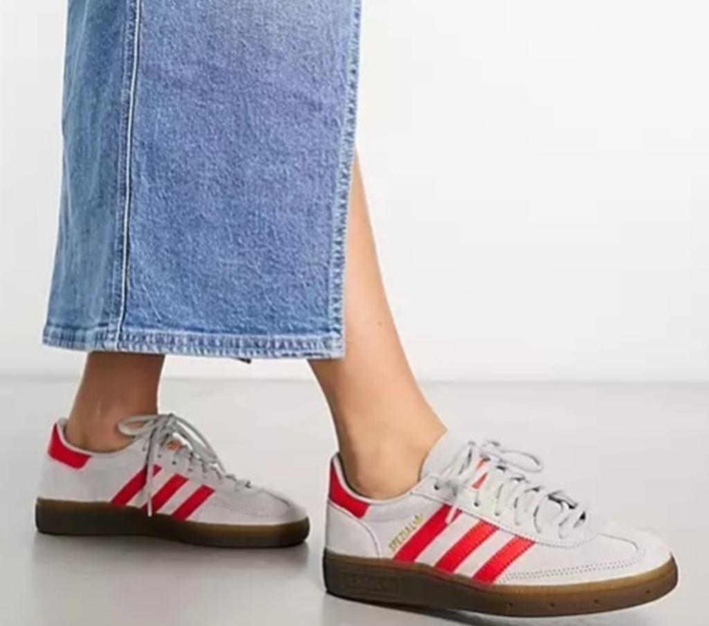 Giày Adidas Handball Spezial ‘Grey Hi-Res Red’ EF5747 - Ảnh 2