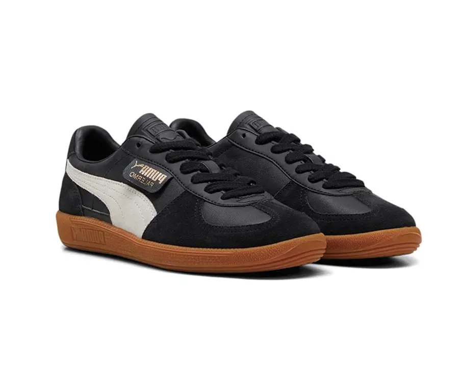 Alternative view of Giày Puma Palermo Leather 'Black' 396464-03
