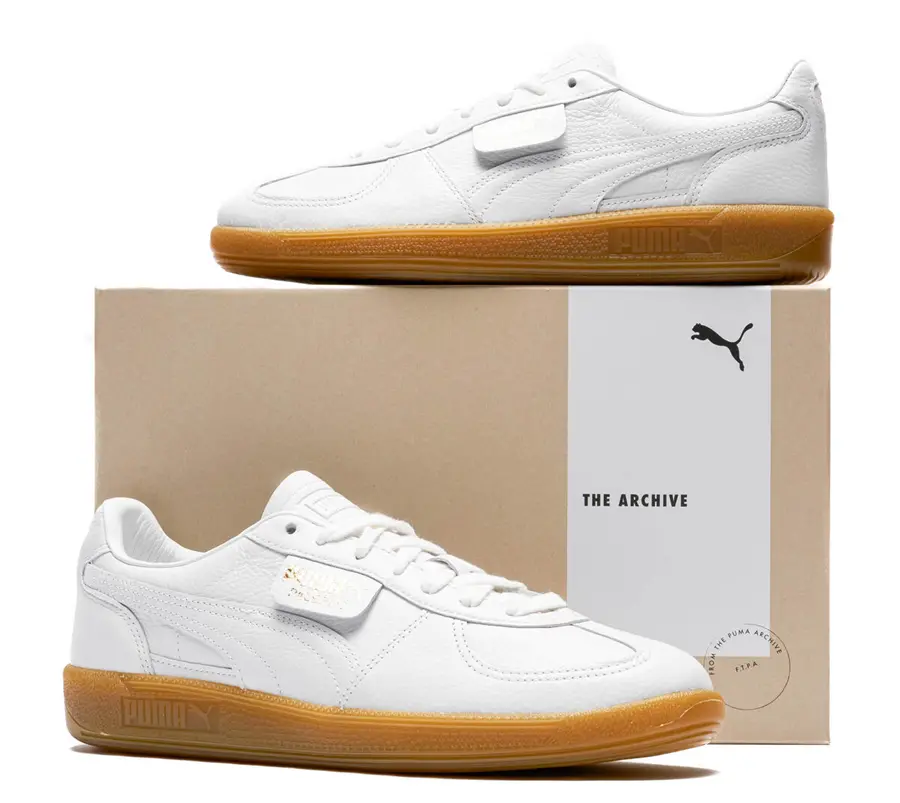 Alternative view of Giày Puma Palermo 'White Frosted Ivory' 397246-01