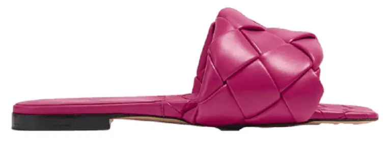 Dép Bottega Veneta Lido Flat Sandal ‘Hollyhock’ 608853VBSS05148