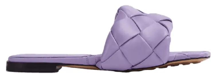 Dép Bottega Veneta Lido Flat Sandal ‘Wisteria’ 608853VBSS05119