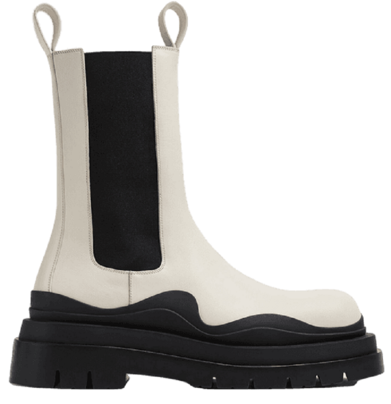 Giày Bottega Veneta Tire Chelsea Boot ‘Sea Salt’ 630284VBS509049