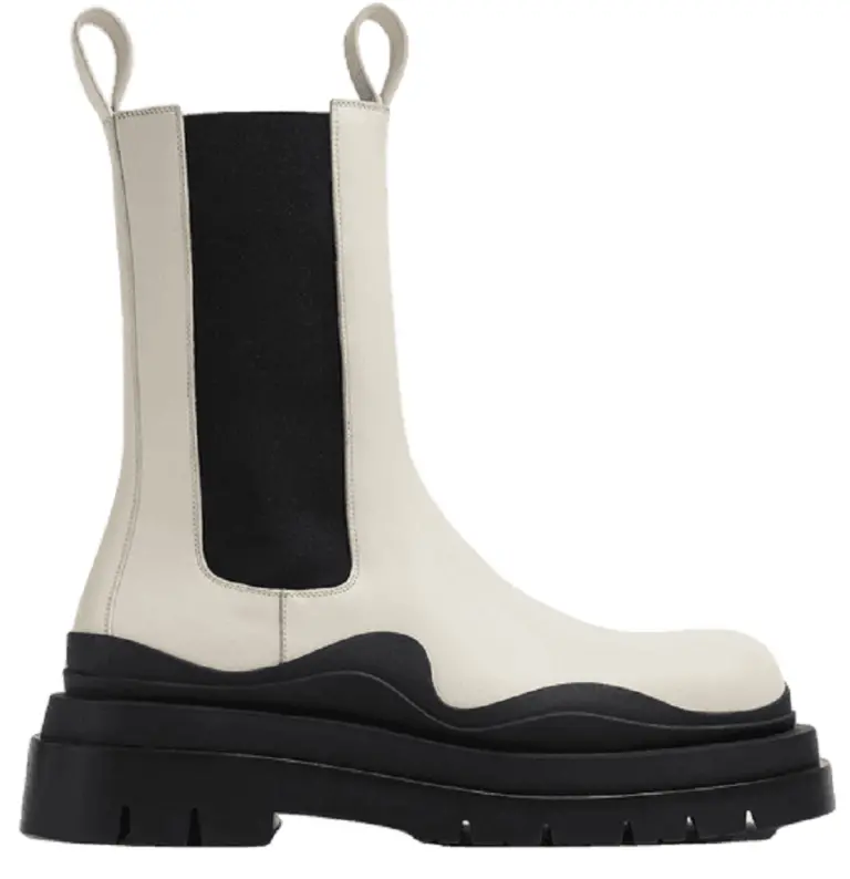 Giày Bottega Veneta Tire Chelsea Boot ‘Sea Salt’ 630284VBS509049