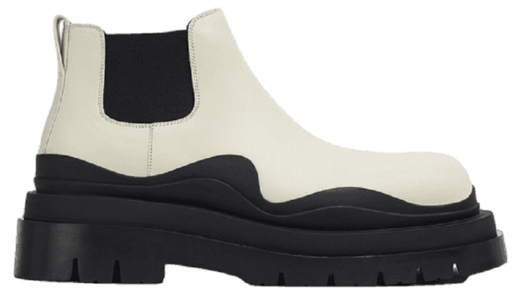 Giày Bottega Veneta Tire Ankle Chelsea Boot ‘Sea Salt’ 630281VBS509049