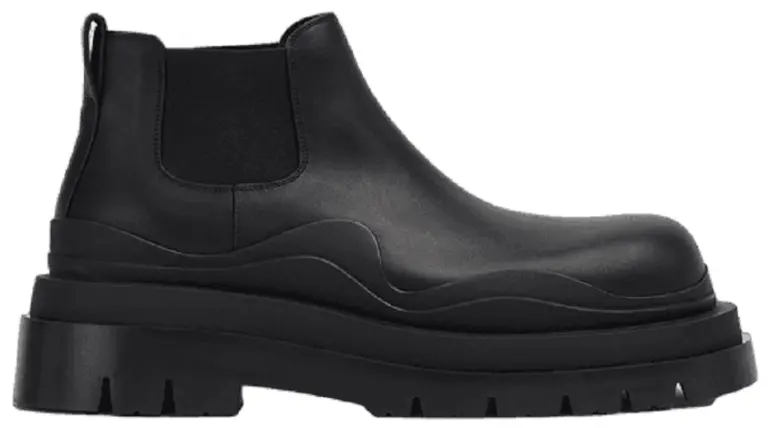 Giày Bottega Veneta Tire Ankle Chelsea Boot ‘Black’ 630281VBS501029