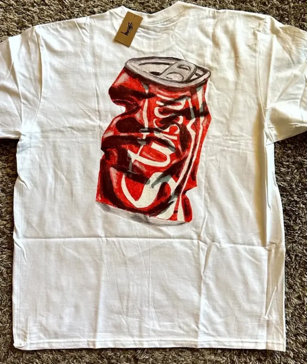 Alternative view of Áo Stussy Soda Can T-Shirt White