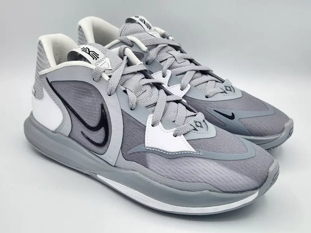 Alternative view of Giày Nike Kyrie Irving Low 5 Wolf Grey Black White DX6651-003