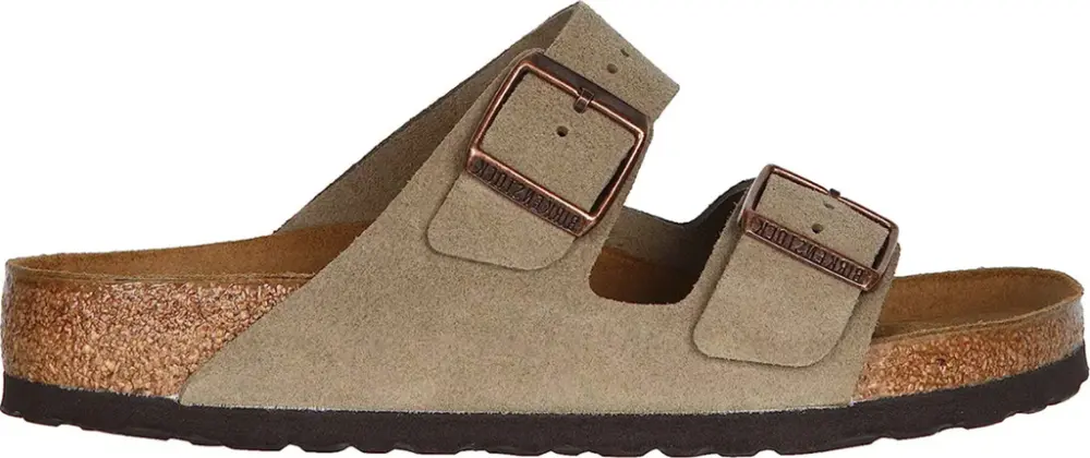 Dép Birkenstock Arizona Suede Leather 'Taupe' 0051461