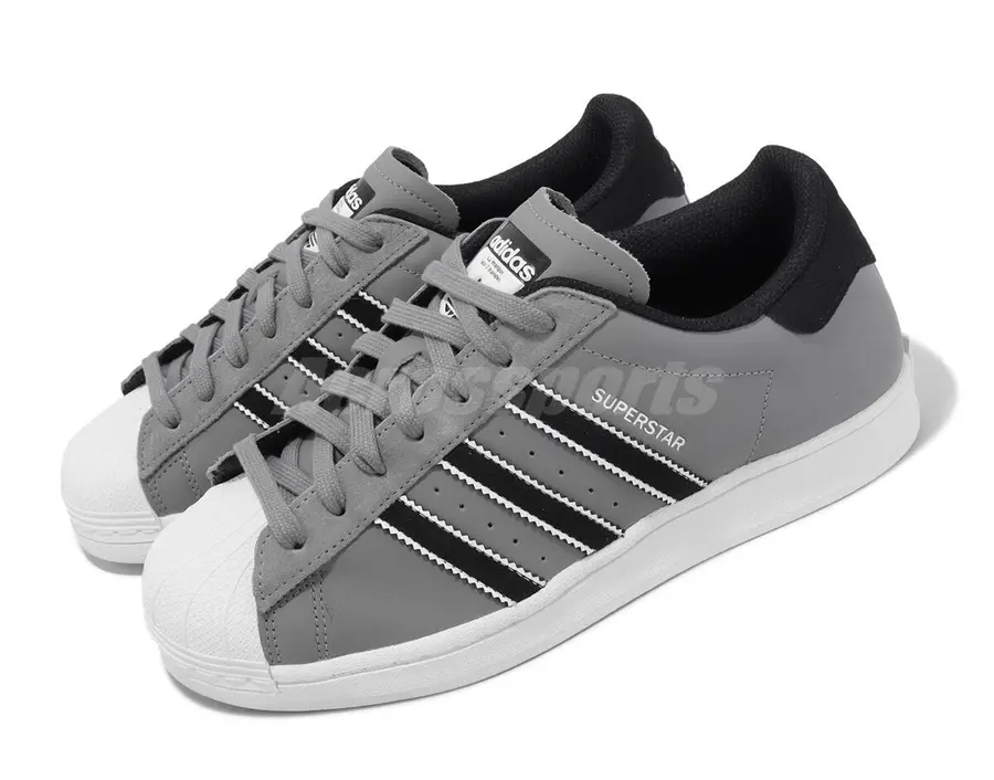 Alternative view of Giày Adidas Originals Superstar 'Grey Black' IF7981