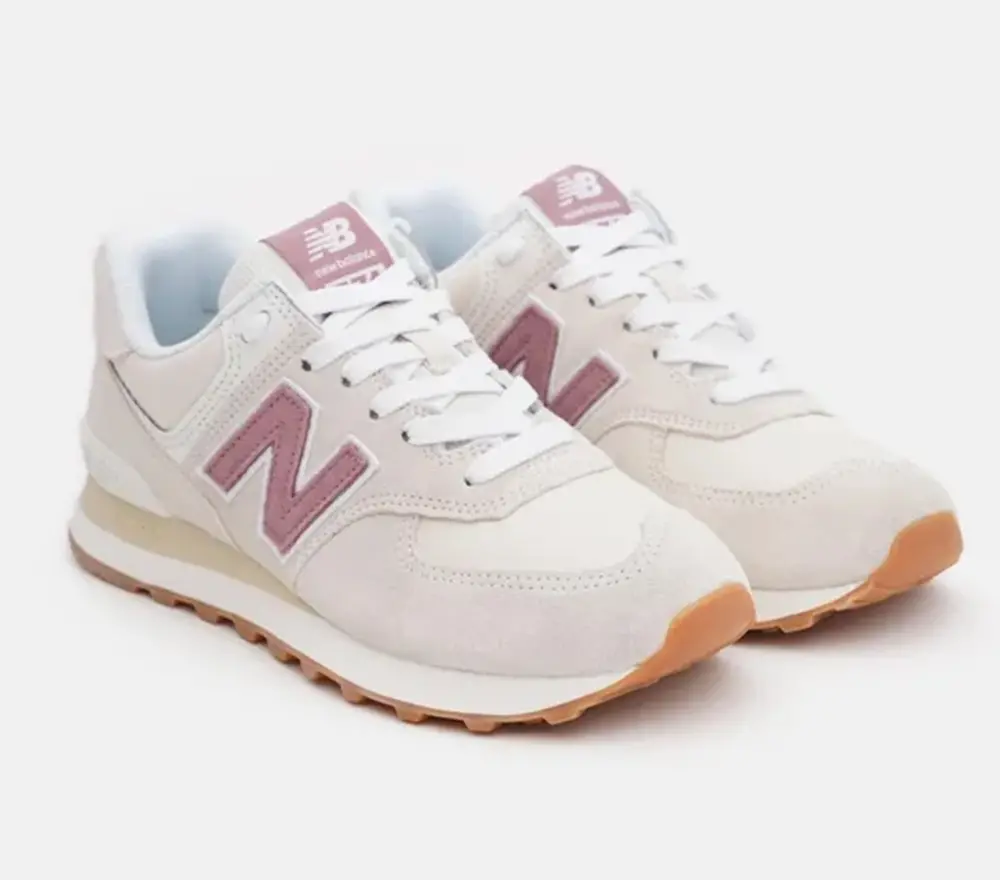 Giày New Balance 574 'Linen Rosewood' WL574QC2 - Ảnh 4
