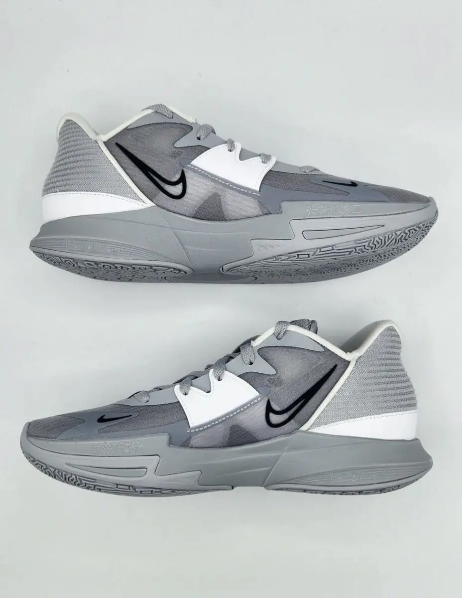 Giày Nike Kyrie Irving Low 5 Wolf Grey Black White DX6651-003 - Ảnh 5