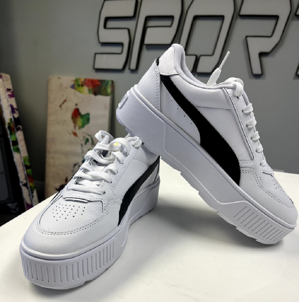 Giày Puma Karmen Rebelle White Black Gold 387212-02 - Ảnh 5