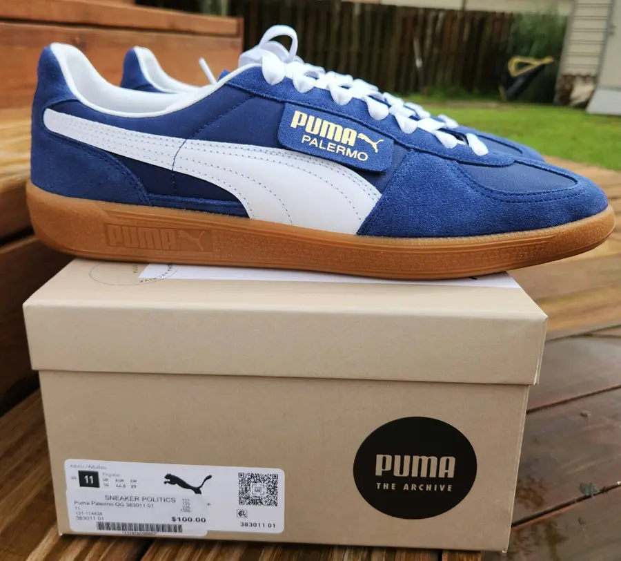 Alternative view of Giày Puma Palermo OG 'New Navy' 383011-01