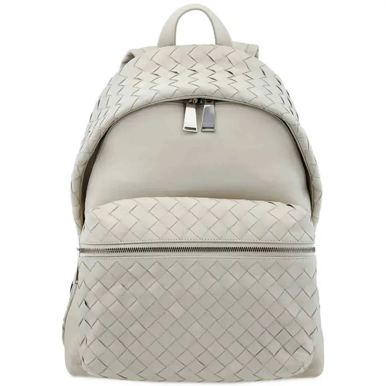 Balo Bottega Veneta Intrecciato Weave ‘White’ 599634-VCPQ2-9608