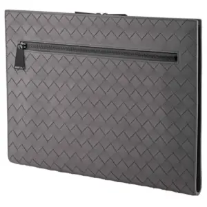 Alternative view of Ví Bottega Veneta Woven Clutch Document Case ‘Dark Brown’ 493190-V4651-2006