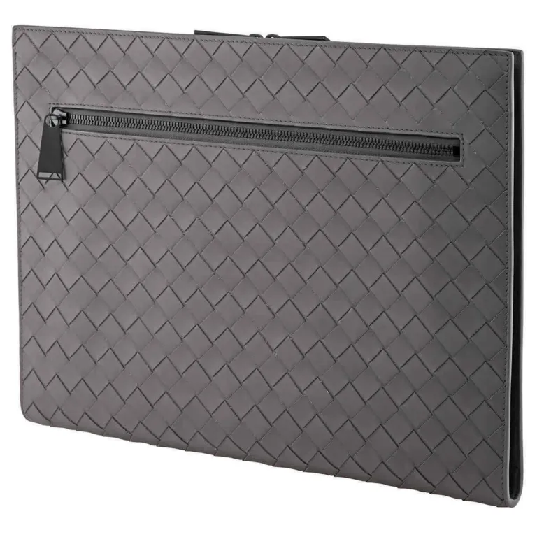 Ví Bottega Veneta Woven Clutch Document Case ‘Dark Brown’ 493190-V4651-2006 - Ảnh 2