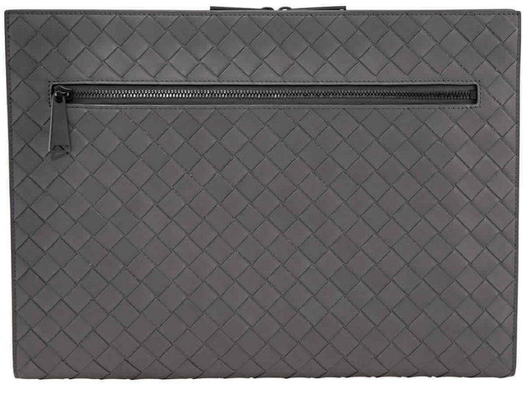 Ví Bottega Veneta Woven Clutch Document Case ‘Dark Brown’ 493190-V4651-2006