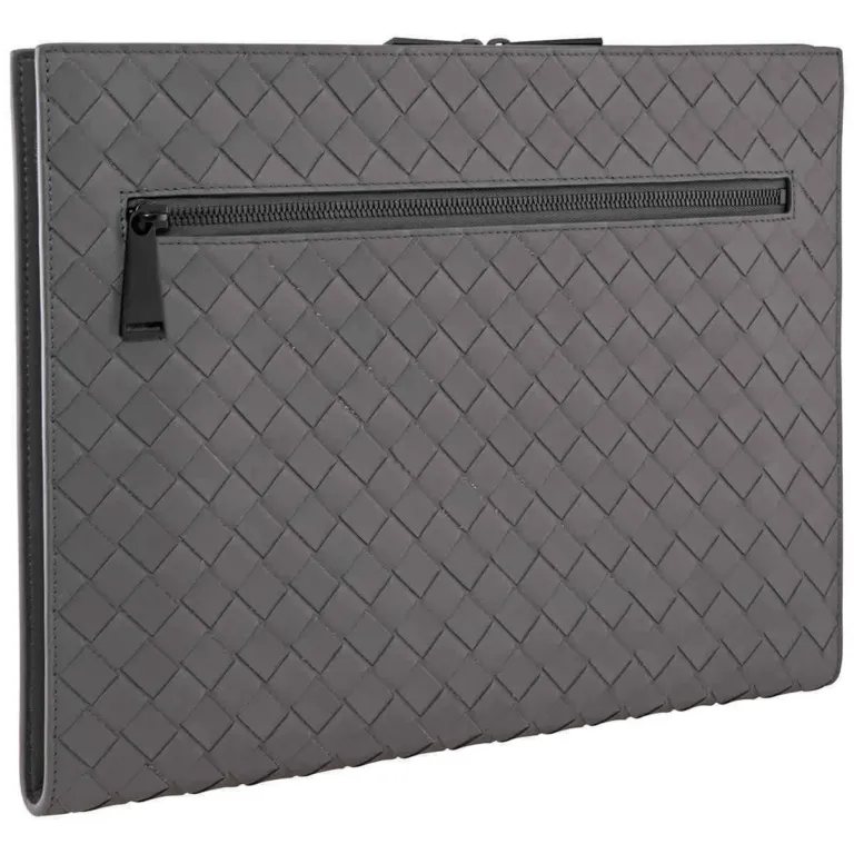 Ví Bottega Veneta Woven Clutch Document Case ‘Dark Brown’ 493190-V4651-2006 - Ảnh 3