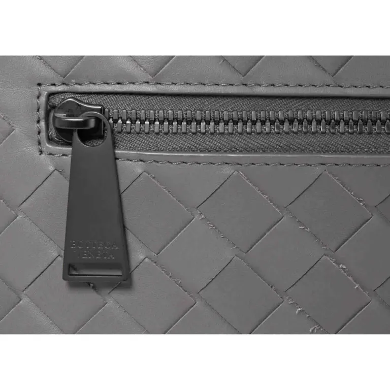 Ví Bottega Veneta Woven Clutch Document Case ‘Dark Brown’ 493190-V4651-2006 - Ảnh 4