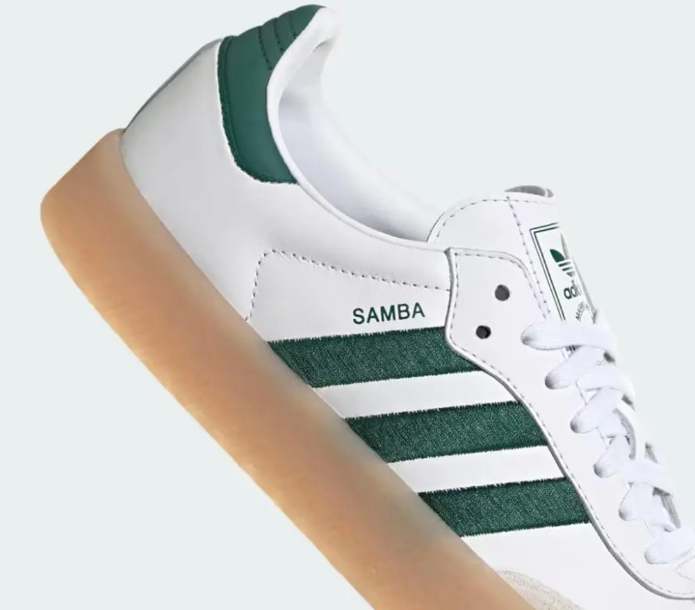 Giày Adidas Samba ‘White Green Gum’ ID0440 - Ảnh 4