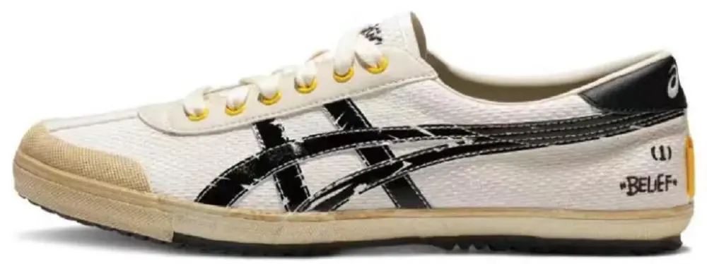 Alternative view of Giày Asics Trouble Smile Asics 'Cream Black' 1203A352-100