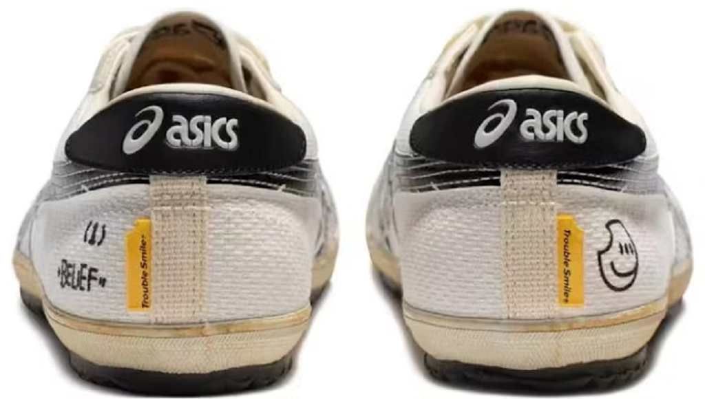 Giày Asics Trouble Smile Asics 'Cream Black' 1203A352-100 - Ảnh 4