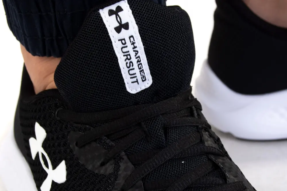 Alternative view of Giày Under Armour Charged Pursuit 3 Tech 'Black White' 3025424-001