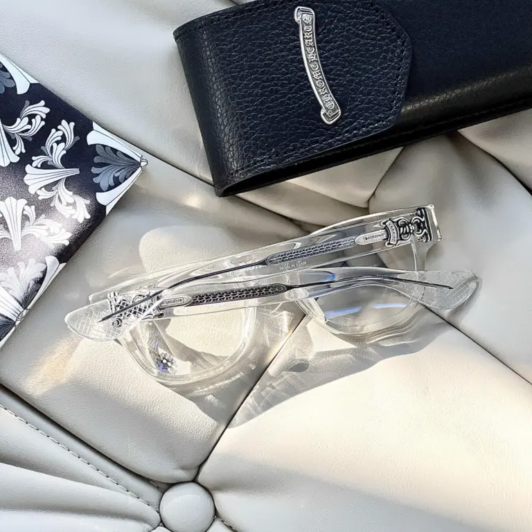 Kính Chrome Hearts Cuntvoluted Crystal ‘Transparent’ - Ảnh 3