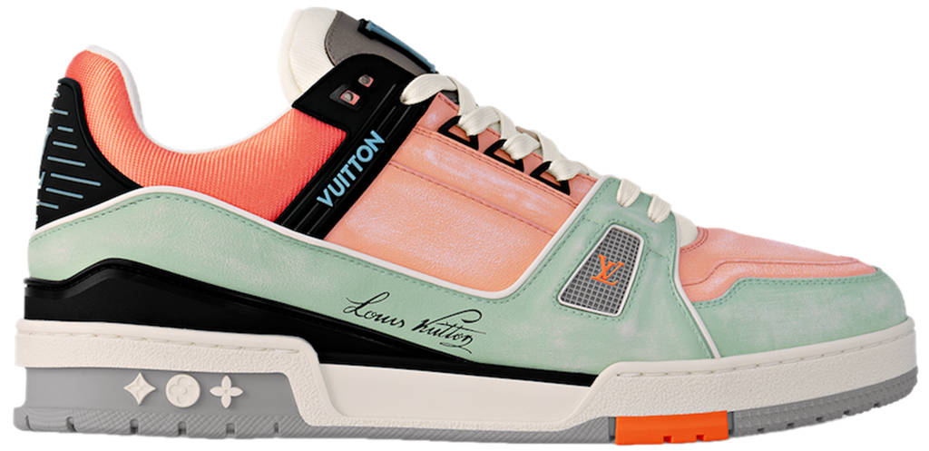 Giày Louis Vuitton LV Trainers 'Orange' 1ACEFT