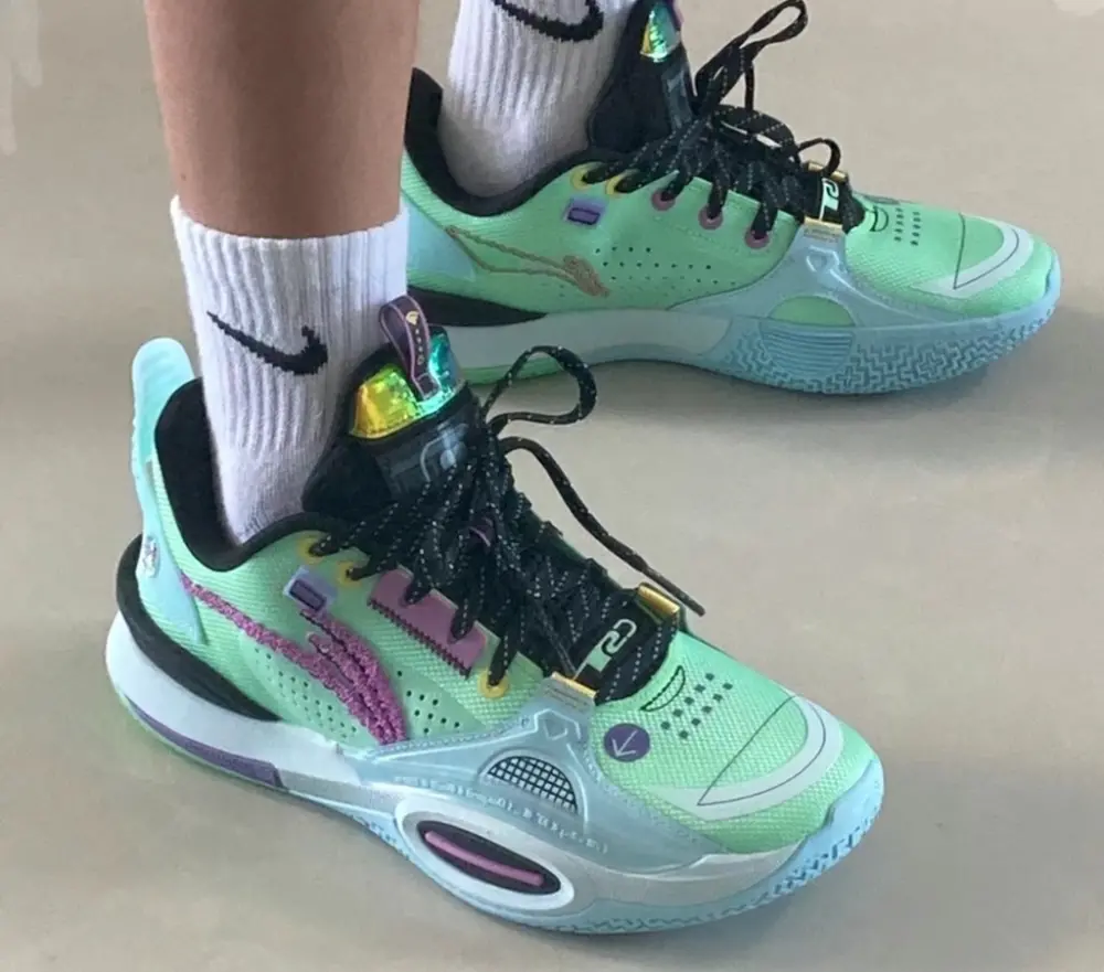 Giày Li-Ning Wade All City 10 V1 x Disney 'MInt Green Purple' ABAT123-2 - Ảnh 3