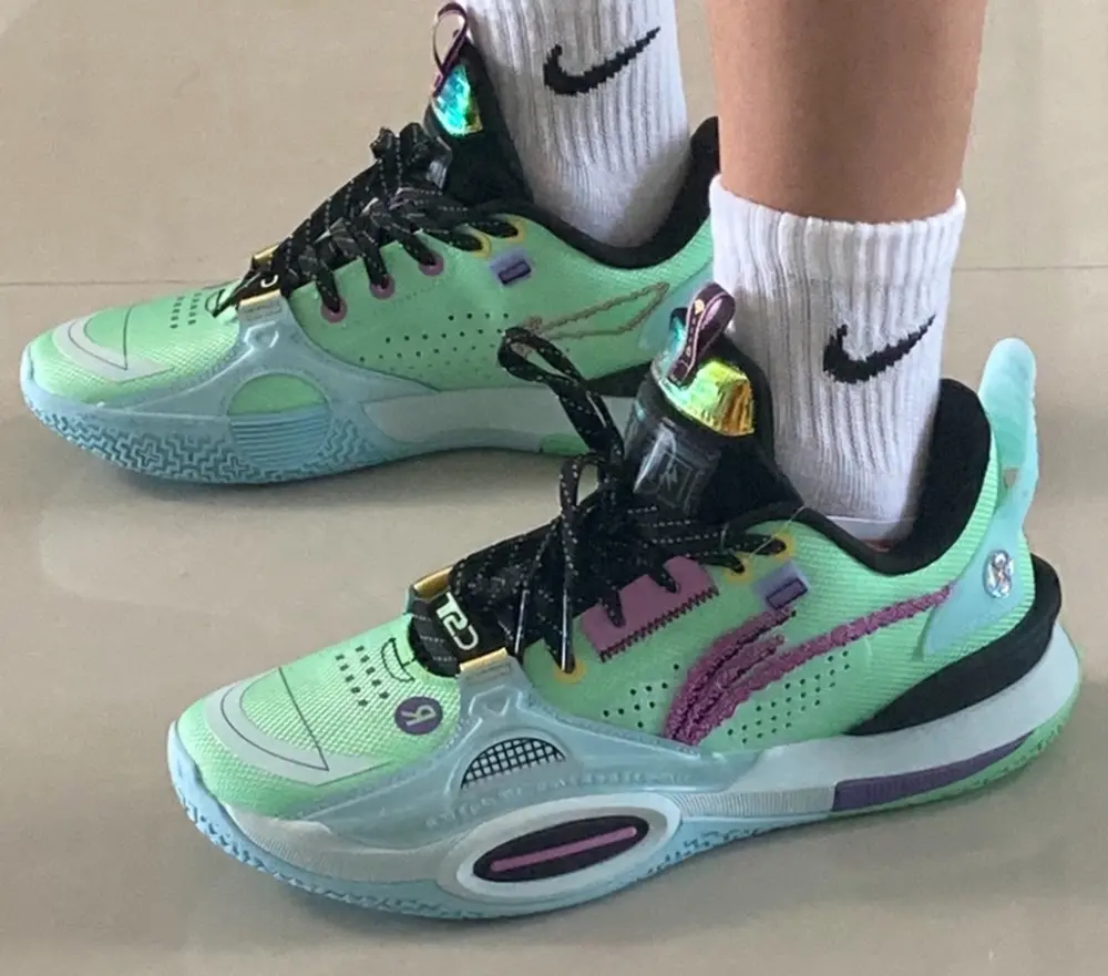 Alternative view of Giày Li-Ning Wade All City 10 V1 x Disney 'MInt Green Purple' ABAT123-2