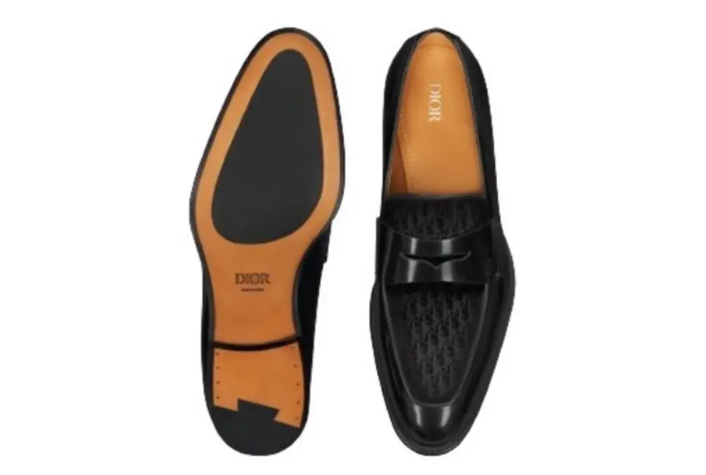 Giày Dior Timeless Loafer 'Black' 3LO122ZZB-H900 - Ảnh 4