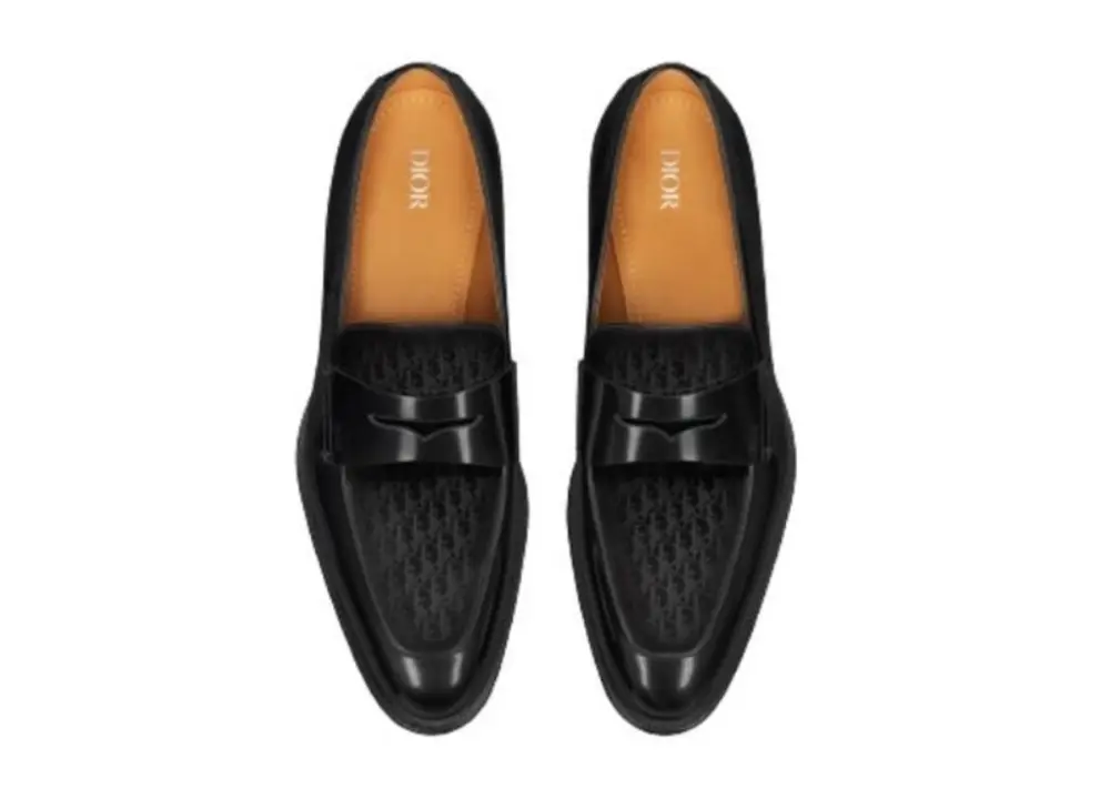 Giày Dior Timeless Loafer 'Black' 3LO122ZZB-H900 - Ảnh 3