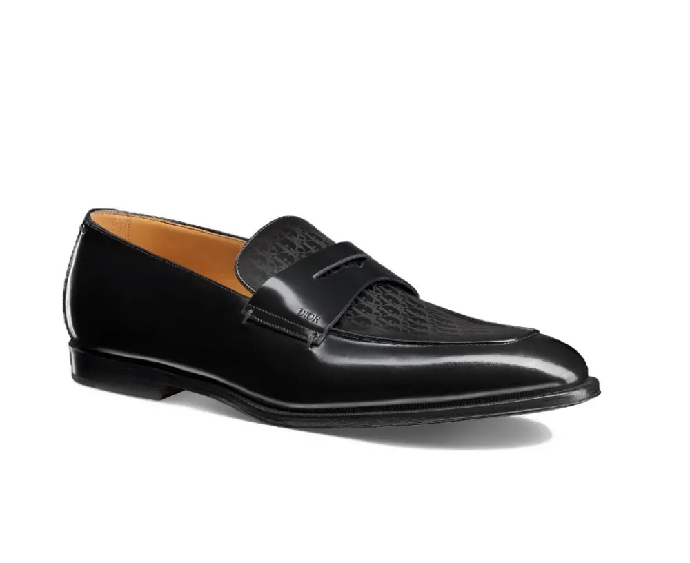 Giày Dior Timeless Loafer 'Black' 3LO122ZZB-H900 - Ảnh 2