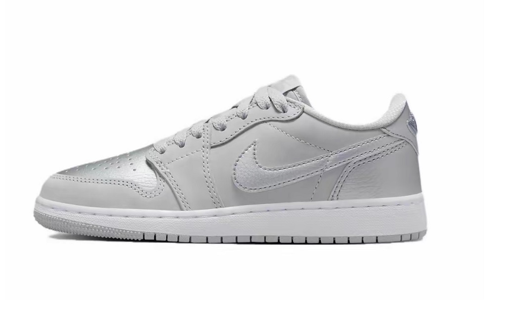 Giày Nike Jordan 1 Low OG Metallic Silver CZ0858-002 - Ảnh 4