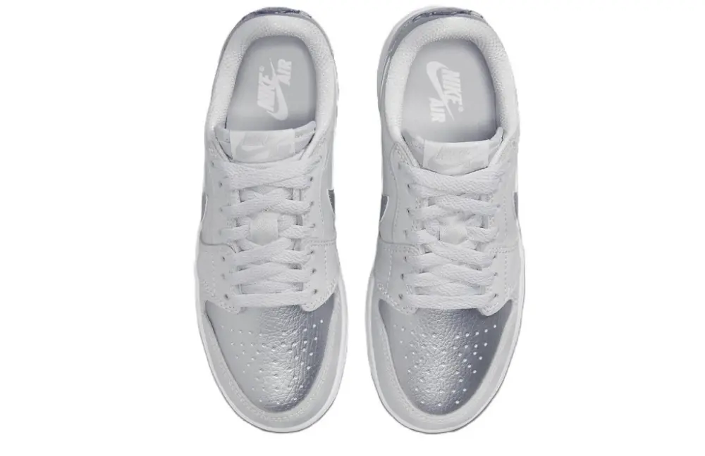 Giày Nike Jordan 1 Low OG Metallic Silver CZ0858-002 - Ảnh 6