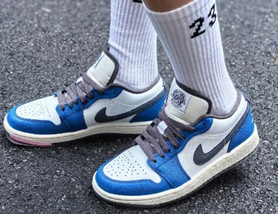 Giày Nike Air Jordan 1 Low SE 'Flight Vintage' FV8439-104 - Ảnh 3