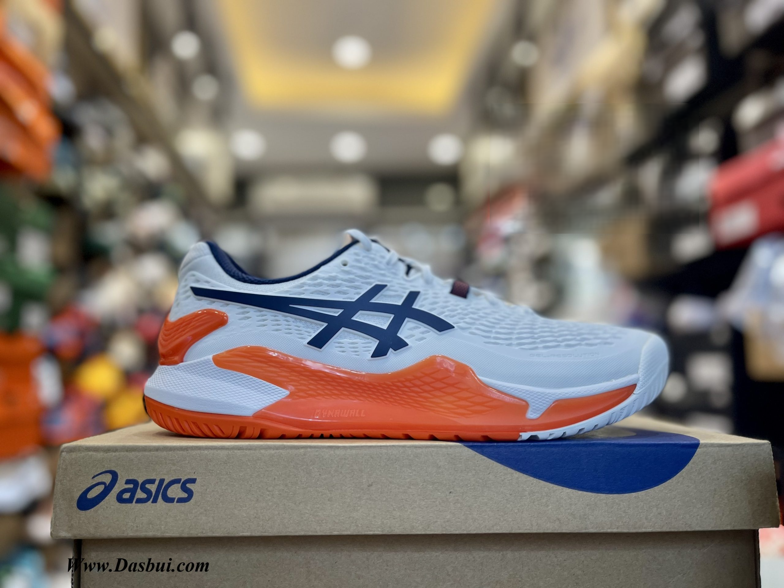 Giày Asics Gel-Resolution 9 Wide 'Blue Expanse' 1041A376-102 - Ảnh 8