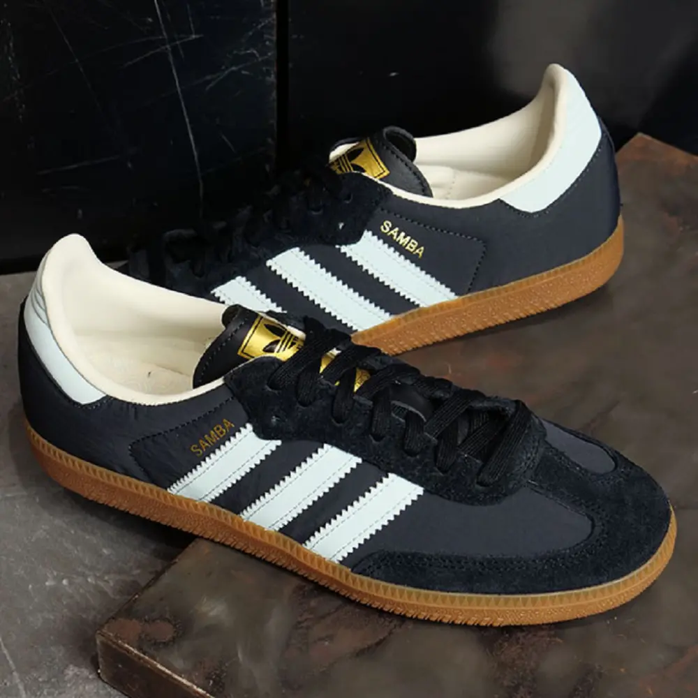 Alternative view of Giày Adidas Samba OG 'Carbon Almost Blue' ID0493