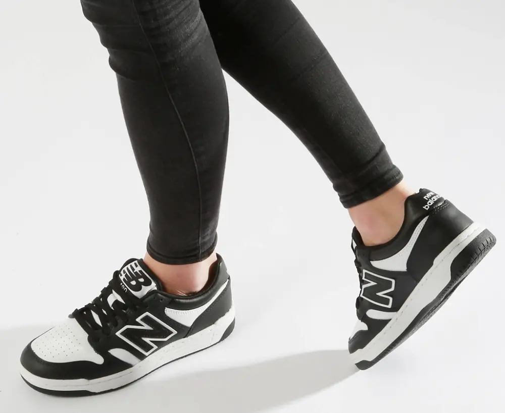 Alternative view of Giày New Balance 480 'Black White' BB480LBA