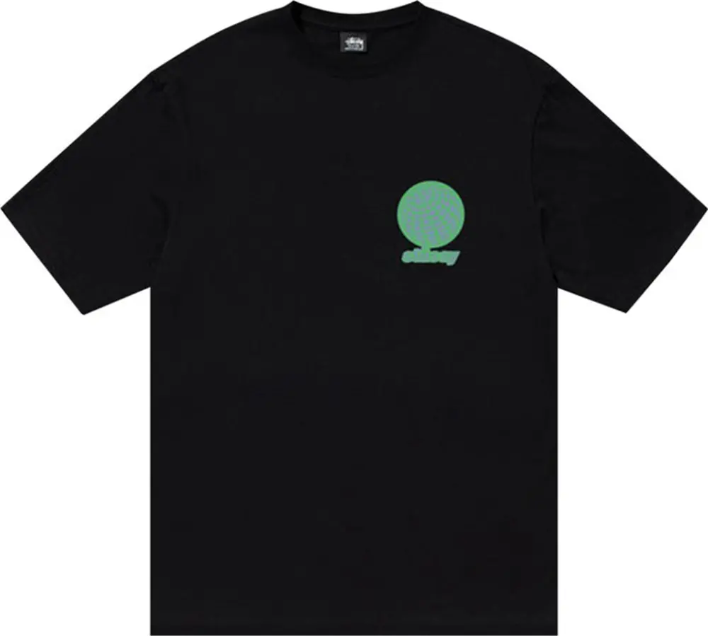Áo Stussy 8 Ball Grid Tee 'Black' 1904963
