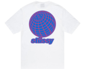 Alternative view of Áo Stussy 8 Ball Grid Tee 'White' 1904963